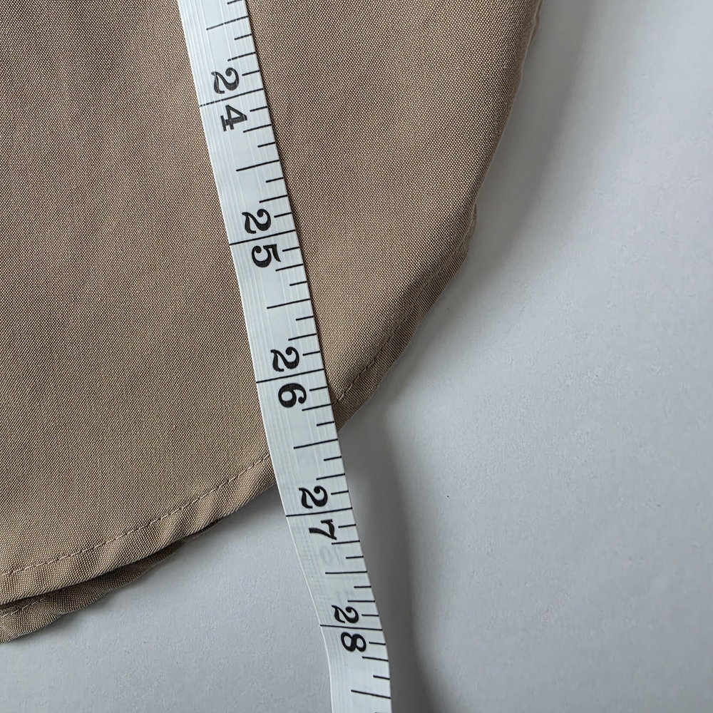 J. Jill Tunic Long Sleeve Sand-Washed Shirttail Tunic Brown Sugar Size MP - Picture 8 of 13